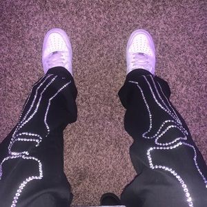 salem7 | Pants | Rhinestone Skeleton 